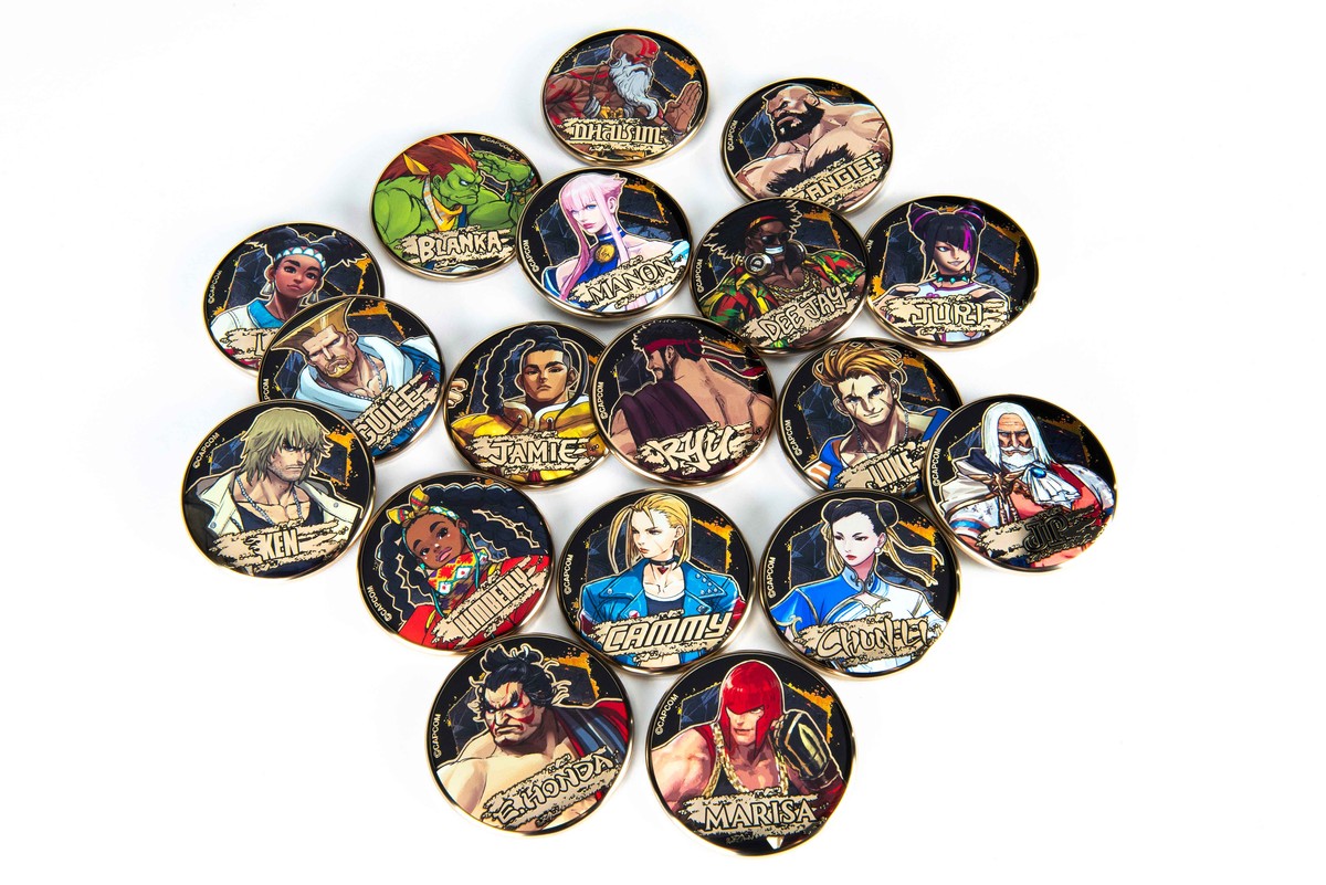 ストリートファイター6 スト6 メタルアートバッジ 缶バッジ ケン イーカプコン |ストリートファイター ストリートファイター6