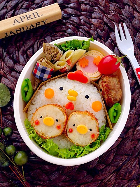 ひよこちゃんのキャラ弁が可愛すぎる 初心者におススメ キャラ弁初めの一歩はひよこちゃんで ライブドアニュース