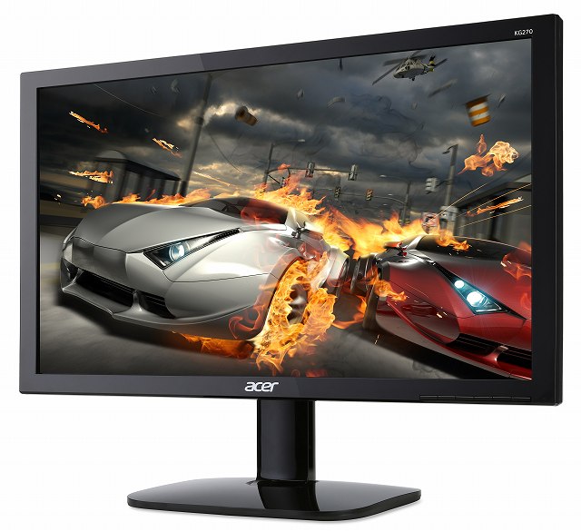 日本エイサー、27型ワイドと24型ワイドのゲーミングディスプレイを発売