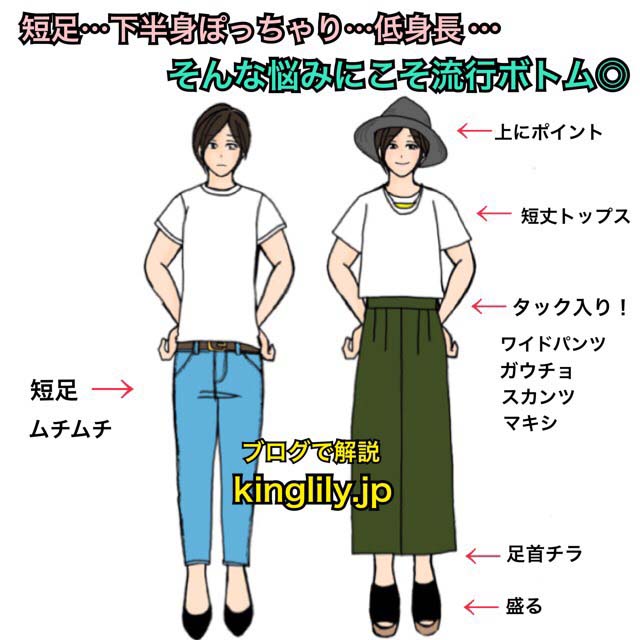 脚が短い 下半身ぽっちゃり そんな悩みを持つママさんにおススメの流行ボトム ライブドアニュース