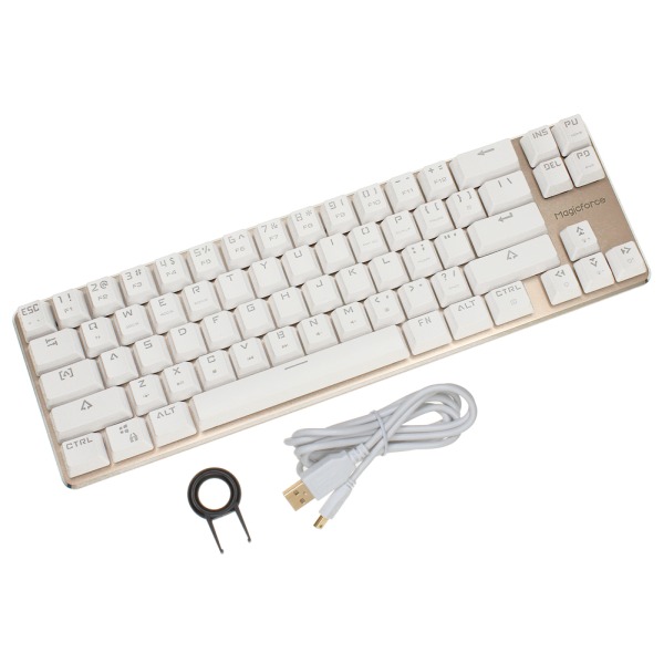 省スペースでコンパクトな光るUSBキーボード