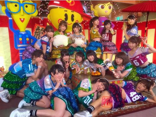CDTVで新年を迎えたAKB48(画像は『instagram.com/nyanchan22』より)
