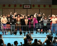 最後は感動的なエンディングとなった。次回のマッスル・ハウスは5月4日後楽園に決定