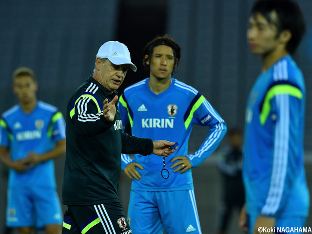 アギーレジャパンがベネズエラ戦へ公開練習、ウルグアイ戦から先発5人変更か