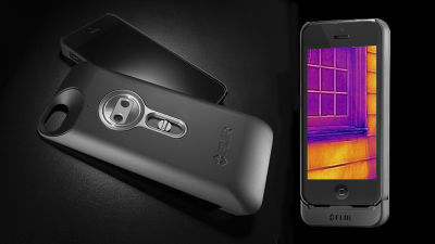 iPhone 5/5sが赤外線サーモグラフィになるケース「FLIR ONE」 - ライブドアニュース