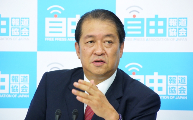 自由報道協会の会見で、鳩山邦夫氏が政局の裏側を明かした。