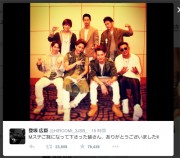 三代目jsb登坂広臣が投稿したmステ裏側写真が話題に ファン熱狂 ライブドアニュース
