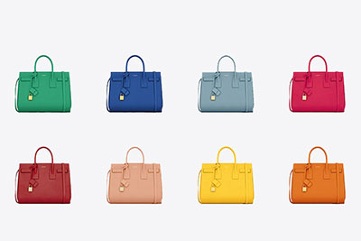 ジェシカ・アルバも愛用！サンローランのバッグ「サック・ド・ジュール・ミニ」よりレインボーカラー新色