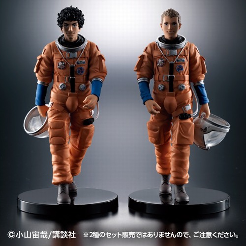 宇宙兄弟 六太 日々人 フィギュア 2体セット 宇宙兄弟」初のフィギュア化、宇宙服姿の南波六太と南波日々人