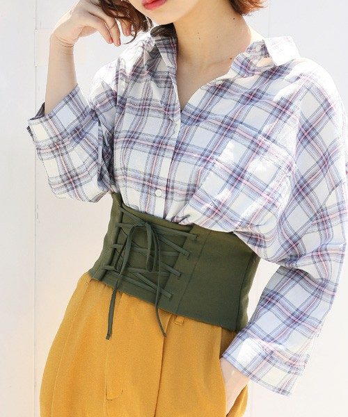 ウエストマークを極める シンプルコーデに コルセット がこの夏熱い Peachy ライブドアニュース