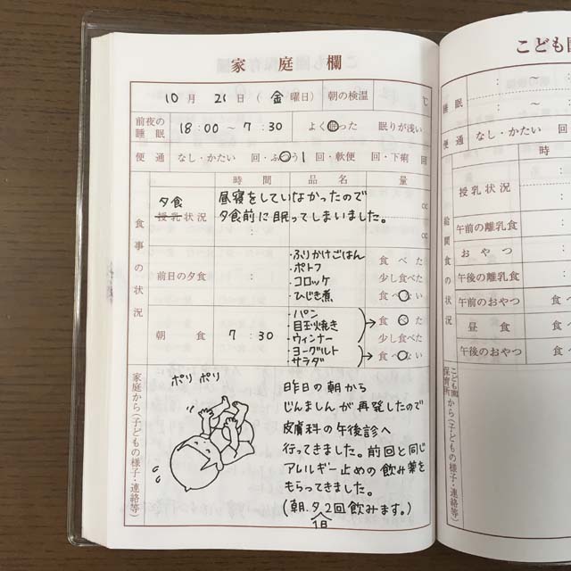 たきれいさん家の連絡帳 家で食べないものを給食では食べる謎 ライブドアニュース