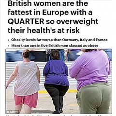 デブな女性ばかりだから男性がゲイに 英女性の肥満を露記者が痛烈批判 ライブドアニュース
