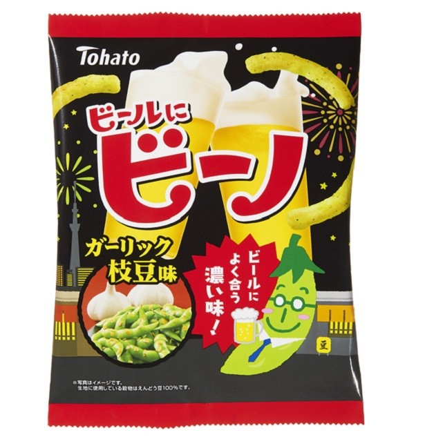 「ビールにビーノ・ガーリック枝豆味」