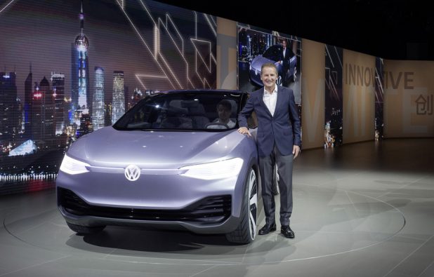 Suvでありevであるコンセプトカー I D Crozz をフォルクスワーゲンが世界初公開 上海モーターショー17 ライブドアニュース