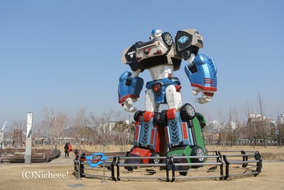 韓国ロボ ティーバスター 変形合体ロボ レア玩具 現状品