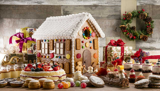 ヘンゼルとグレーテルのお菓子の家！ヒルトン東京のクリスマスデザート