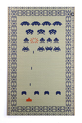 老舗メーカーが インベーダー を畳に ドット絵と畳の不思議な融合 ライブドアニュース