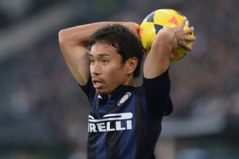 長友、セリエA100試合出場達成