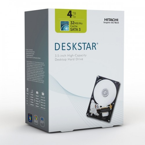 世界初の4TB 3.5インチHDD Deskstar 5K4000発売、2万円台後半