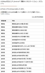 au��LTE100Mbps�б����ꥢ������������̤�͹�Ф���Ǽ����ԻԤ�����Ϥޤ��б��ʥ���