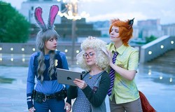 なんだか楽しそう ズートピア ジュディ ニック ベルウェザーのコスプレにロシア人レイヤーが挑戦 ライブドアニュース