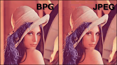 JPEG画像の約半分のファイルサイズで同品質のものを表示できる画像形式「BPG」が誕生、実際に使ってみるとこんな感じ