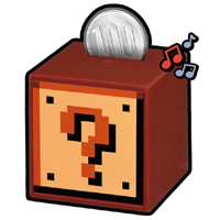 8bit音楽が鳴る「スーパーマリオブラザーズ」のブロック貯金箱が発売