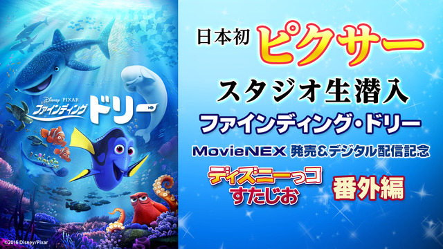 ニコ生がピクサー・スタジオに潜入生放送!「ファインディング・ドリー」の監督も出演予定