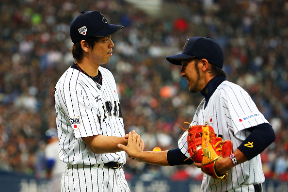 MLB���������ȤǤ�������仿���줿���ķ����ʺ��ˤȵ����ò�ʱ��ˡ�[Getty Images]