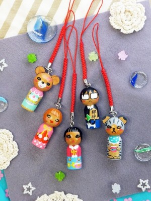 全部欲しい神ファイブ!? 左から｢ウミノグマ｣｢モモちゃん｣｢ひなちゃん、｢零くん｣｢ブンちゃん｣