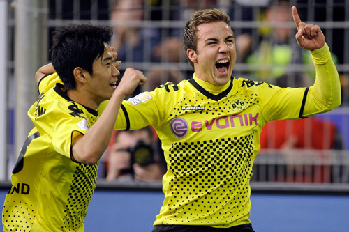 サッカー ドルトムント 12/13 マリオ・ゲッツェ　ユニフォーム　香川真司 サッカー ドルトムント 12/13 マリオ・ゲッツェ ユニフォーム