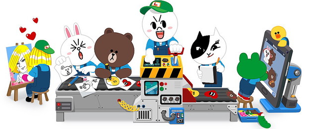 LINEの「着せかえ」をユーザーが制作・販売できる「クリエイターズ着せかえ」の販売を開始