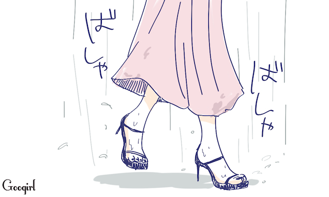 男性たちにきいた女子に やめてほしい 雨の日ファッション Peachy ライブドアニュース