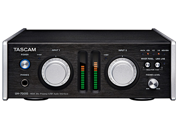 TASCAMからHDIA回路搭載マイクプリアンプ/USBオーディオ