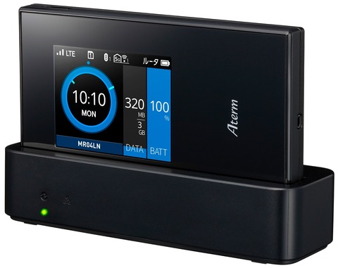 NEC�ץ�åȥե����ॺ���������300Mbps�ޤ��б�����CA�б���SIM�ե꡼�ʥ�Х���Wi-Fi�롼������Aterm MR04LN�פ�ȯɽ��7��16��ȯ��Ǥ��褽3���߼�