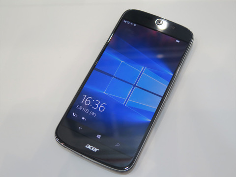 16 Japan It Week 春 日本エイサー 有線接続のcontinuumに対応したwindows 10 Mobileスマホ Acer Liquid Jade Primo の国内発売を改めて表明 レポート ライブドアニュース