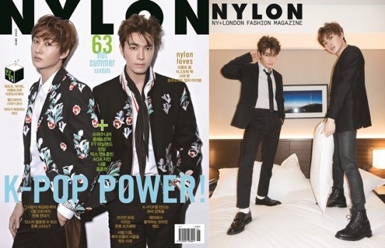SUPER JUNIOR ドンヘ＆ウニョク「NYLON」表紙撮影で見せた“完璧な呼吸