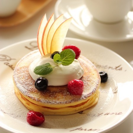 ホットケーキミックスで作ったカフェ風パンケーキ ライブドアニュース