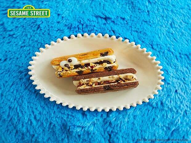 ノーレーズンサンドイッチ」がセサミストリートとコラボ、クッキー