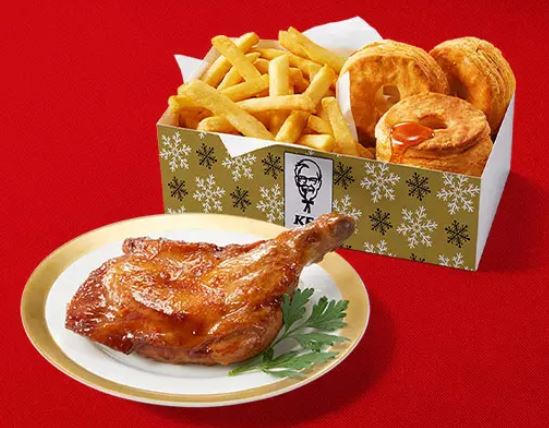 2022“ケンタッキークリスマス”スタート、絵皿付きパーティバーレルや