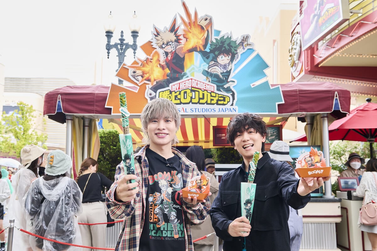 緑谷出久役・山下大輝と爆豪勝己役の岡本信彦が体験！ユニバーサル