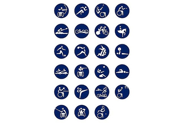 東京2020パラリンピックスポーツピクトグラム ポスター 東京パラの