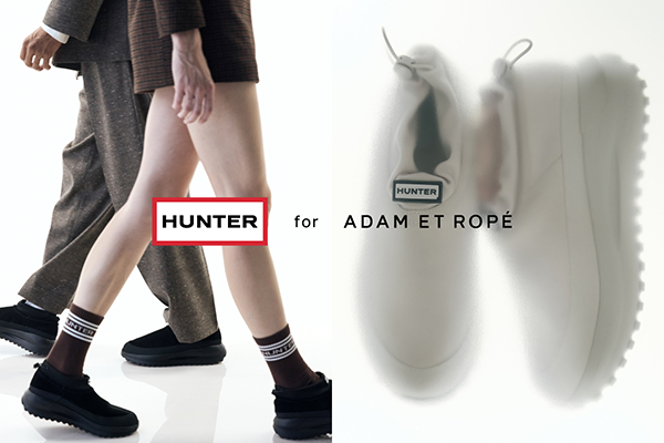 アダム エ ロぺ」と「HUNTER」の最新コラボ！スエードシューズ