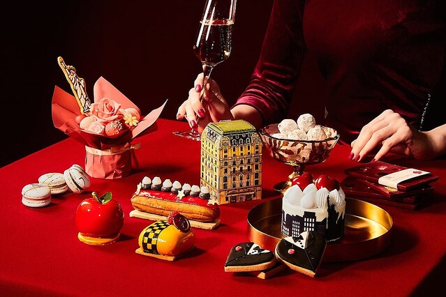 星条旗や自由の女神などニューヨークがモチーフ セント レジス ホテル 大阪 バレンタインコレクション23 ライブドアニュース