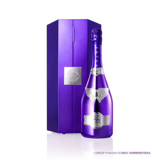 The Laughing Man(笑い男)のコラボボトル！エンジェル シャンパン『攻