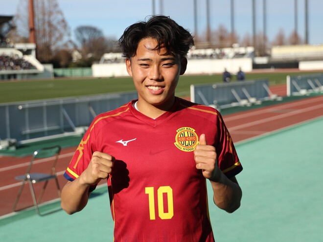 勝利の立役者となった池。写真:福冨倖希