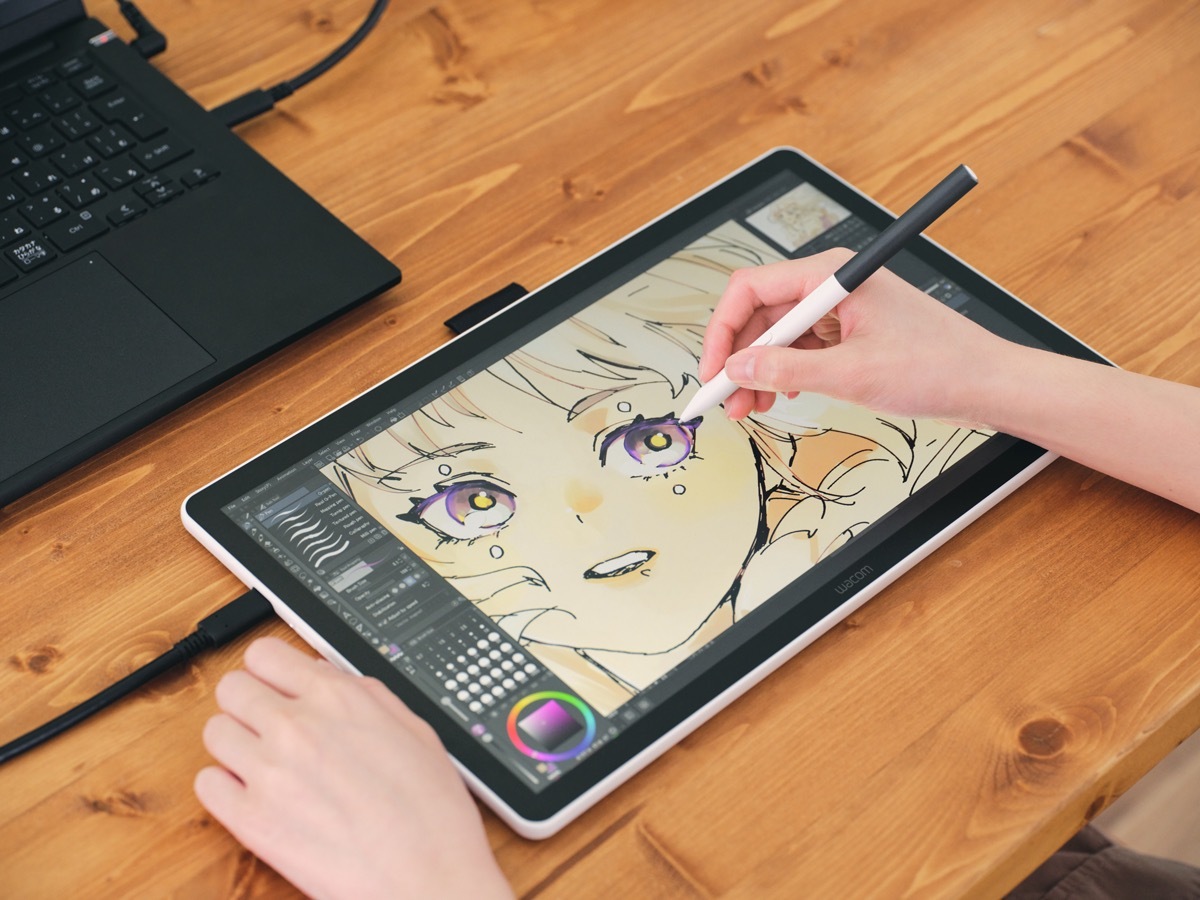 Wacom One 液晶ペンタブレット 14 手袋付き 【箱無し】 Wacom One 液晶ペンタブレット 14 手袋付き 【箱無し】 パソコンなしで