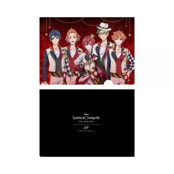 ツイステ ハーツラビュル寮 カフェ クリアファイル クリアファイル