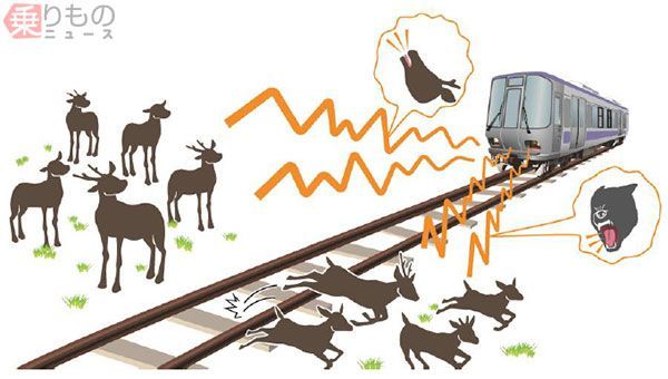 鹿と犬の鳴き声で 忌避音 開発 列車から鳴らし 鹿よけ に 鉄道総研 ライブドアニュース