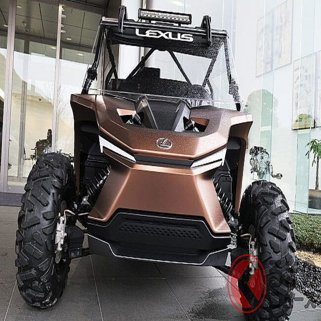 レクサスの「ワイルド担当」 ド迫力タイヤ装着の「オフロードビークル」展示! 水素エンジン搭載の「ROV Concep」とは (2022年4月6 ...